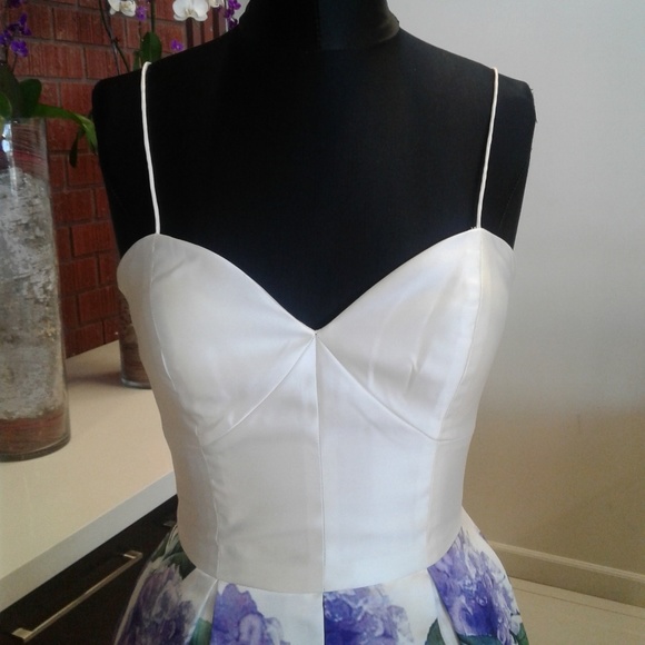 Terani Couture 1711P2862 Ivory/Multi - Picture 2 of 4